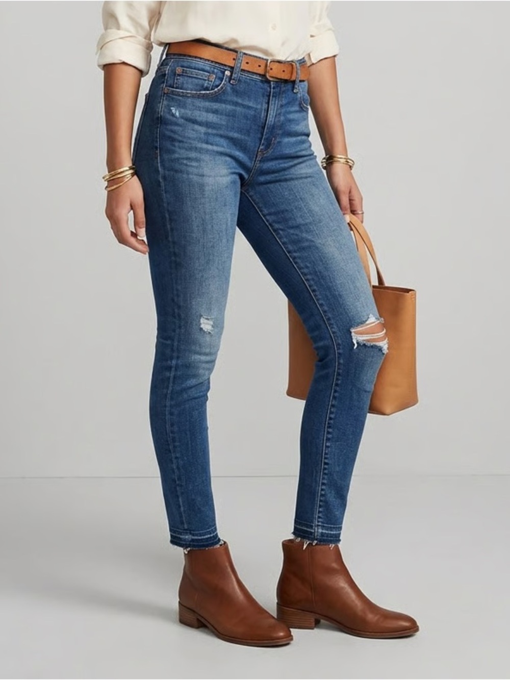 MADEWELL | Ally Straight Denim Skinny Jeans Sz 27
